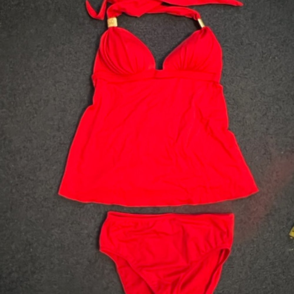 Venus Goddess Tankini Swimsuit - Top size 6, bottom size 8  (Worn approx. 6x)